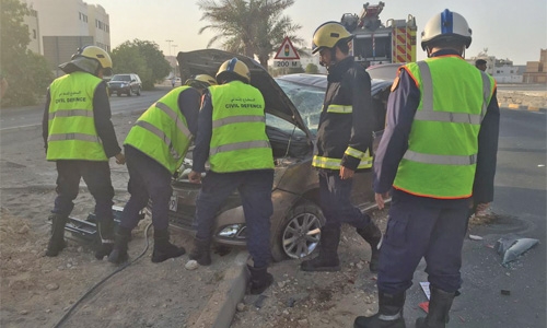 Man escapes unhurt in Isa Town accident