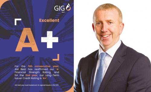 AM Best affirms GIG Gulf’s financial strength rating of A (Excellent) for 5th Consecutive Year AM Best affirms GIG Gulf’s financial strength rating of A (Excellent) for 5th Consecutive Year