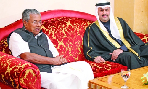 Kerala Chief Minister arrives in Bahrain 
