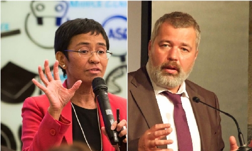 Maria Ressa and Dmitry Muratov awarded 2021 Nobel Peace Prize Maria Ressa and Dmitry Muratov awarded 2021 Nobel Peace Prize