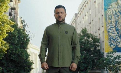 Zelensky hails Ukrainians as 'free people' on Independence Day