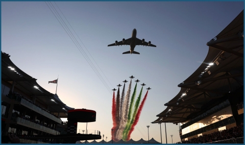 Etihad Airways Kicks Off Abu Dhabi Grand Prix with Spectacular Flypast Etihad Airways Kicks Off Abu Dhabi Grand Prix with Spectacular Flypast