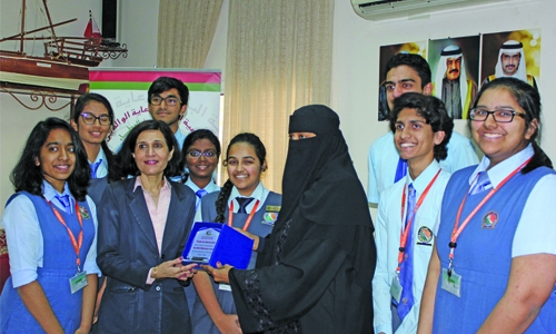 Fervour of charity among NMS-DPS students Fervour of charity among NMS-DPS students