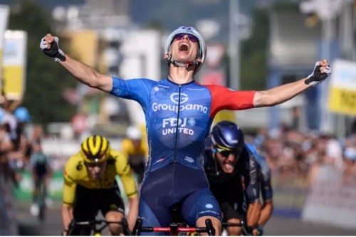 Gregoire wins Swiss tour 2nd stage as Pogacar extends lead Gregoire wins Swiss tour 2nd stage as Pogacar extends lead