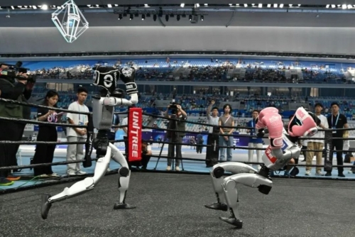 World’s first humanoid robot games begin in China 