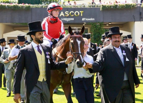 HH Shaikh Nasser hails Bradsell’s victory at Royal Ascot festival