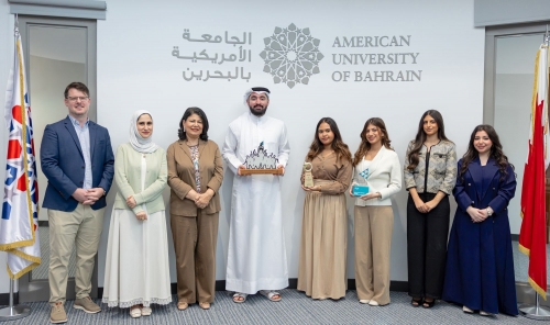 AUBH students win “Innovative Project of the Year” at INJAZ Al Arab 2025, Egypt