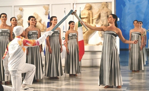 IOC chief Coventry in tears as 2026 Winter Games torch relay sets off