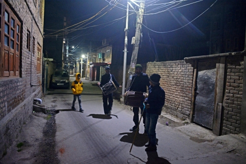 Echoes of tradition: Ramadan drummers awaken Kashmir’s streets