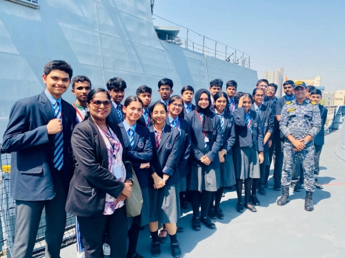 Bhavans- BIS students visit Indian Naval Ship Bhavans- BIS students visit Indian Naval Ship
