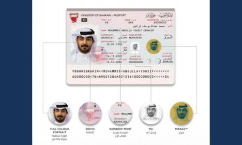 'Bahrain e-passport among most beautiful passports in the world'