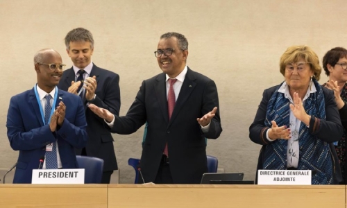 WHO chief Tedros reappointed to second five-year term