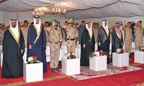 Crown Prince honours Taskforce 11 servicemen