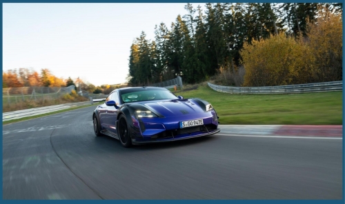 Porsche Taycan Turbo GT With Manthey Kit Sets New Nürburgring Record