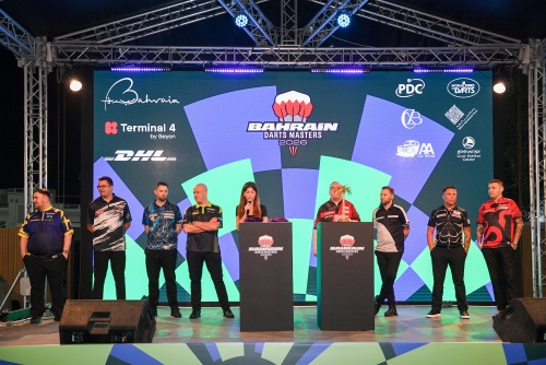 Stage set for two-day extravaganza in 2026 Bahrain Darts Masters at Terminal 4 by Beyon