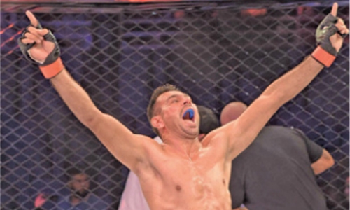 Najam Khan overcomes odds to fight his first bout overseas