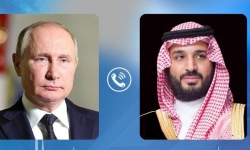 Saudi Crown Prince, Russian President discuss Ukraine crisis Saudi Crown Prince, Russian President discuss Ukraine crisis