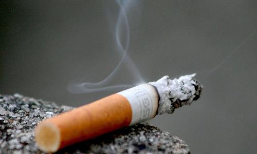 Cigarette bud burns down flat in Isa Town