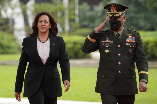 US VP Harris visits Philippine island Palawan