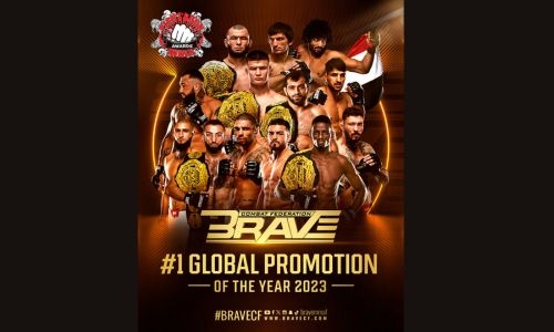 BRAVE CF earns #1 Global Promotion Award following historic year BRAVE CF earns #1 Global Promotion Award following historic year