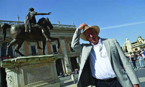 Graffiti vandals damage Kentridge Rome frieze