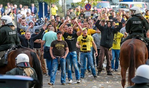 Police arrest 530 fans during Frankfurt derby