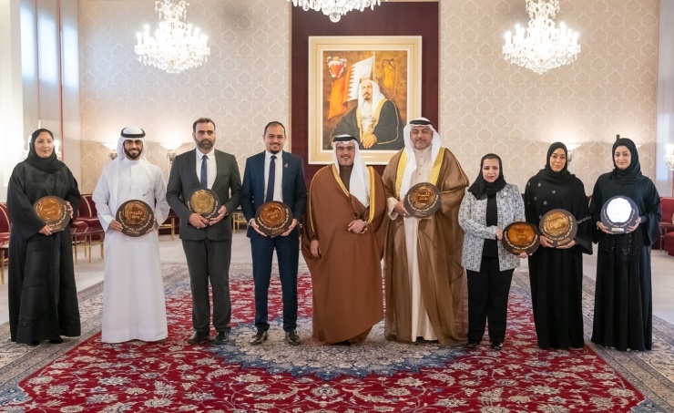 HRH the Crown Prince awards eight government service centers receiving the gold classification under the Taqyeem program