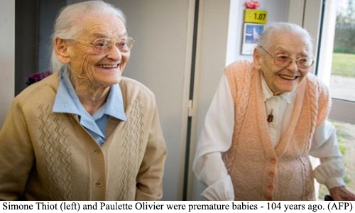 104-year-old French twins reveal secret to their longevity 104-year-old French twins reveal secret to their longevity