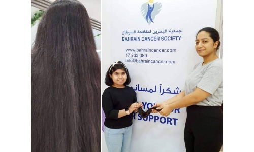 This little girl in Bahrain brings smiles to cancer survivors 