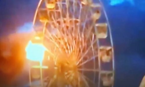 Ferris wheel fire at German festival injures more than 20
