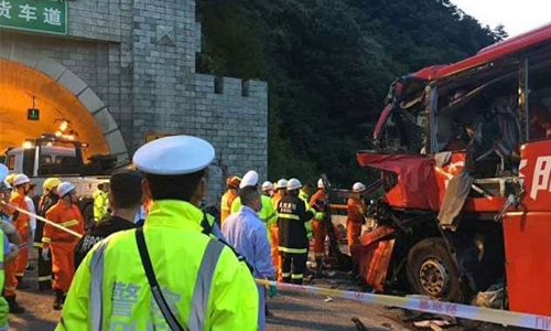 At least 36 killed in China bus crash