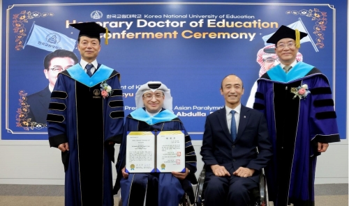 APC chief Majid Rashed awarded honorary doctorate in South Korea