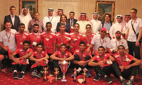 Warm welcome for Bahrain’s youth volleyball team