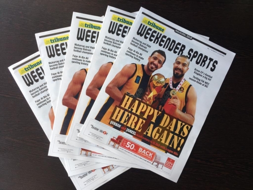 TDT Weekender Sports launch issue to hit the streets today!