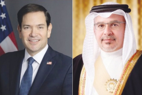 Bahrain backs Gaza ceasefire, HRH praises US role