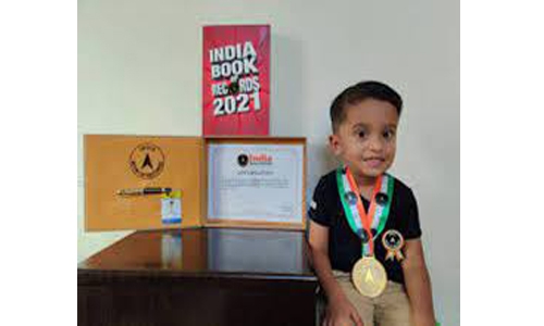 Indian toddler scripts new record with extraordinary memory