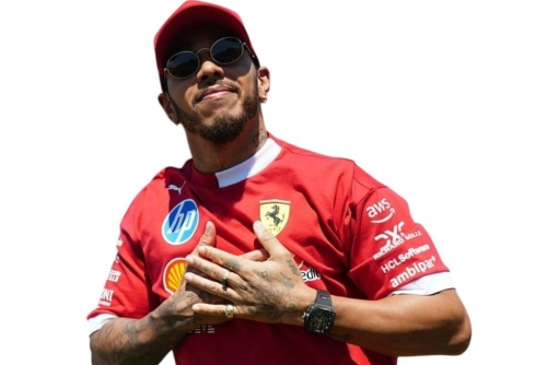 Hamilton revels in Ferrari’s ‘sea of red’ tifosi 