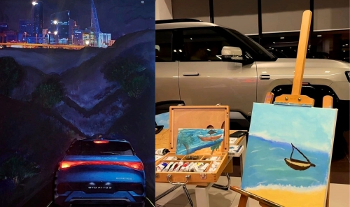 Creativity Meets Innovation at BYD Bahrain’s Live Painting Event
