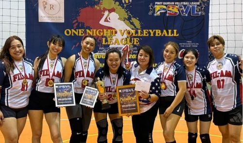 Fil-Am Bahrain Wins PBvL Volleyball Championship Fil-Am Bahrain Wins PBvL Volleyball Championship
