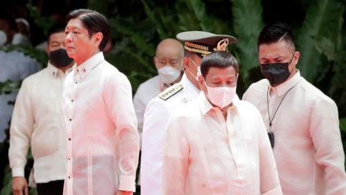 Ferdinand Marcos Jr sworn in as Philippines president Ferdinand Marcos Jr sworn in as Philippines president
