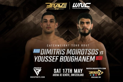 Muay Thai legend Boughanem faces Dimitris Moirotsos at BRAVE CF 94 Muay Thai legend Boughanem faces Dimitris Moirotsos at BRAVE CF 94