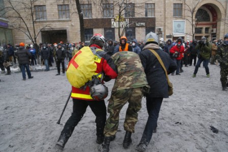 Ukraine reels from clashes as third policeman dies