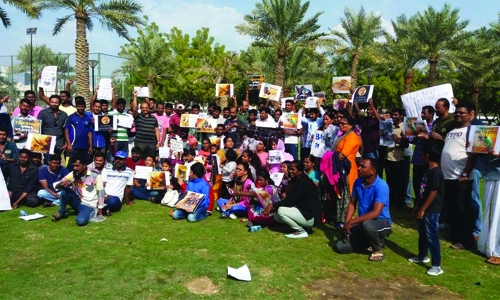 Expatriates gather in support of Jallikattu in Bahrain