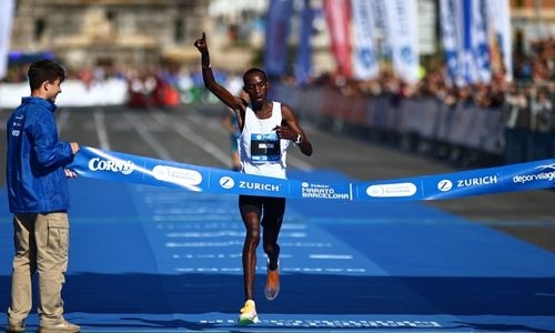 Bahrain’s Kimutai wins in Barcelona marathon