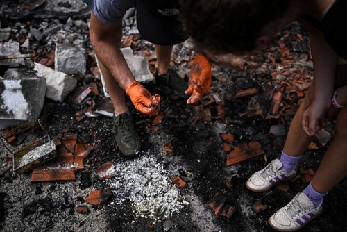 Historic Mission: Ukrainian Firefighters Aid France in Wildfire Battle
