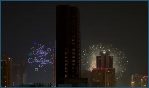 Bahrain Rings in 2026 with Biggest Drone Show Ever!