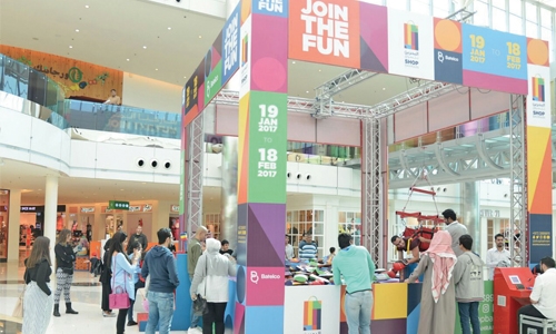 Experience shopping at Seef Mall