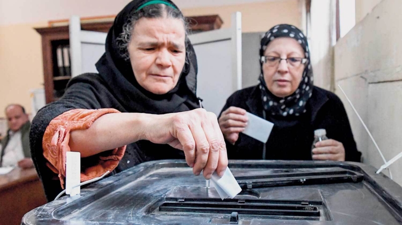 Egyptians vote to “Do the right”
