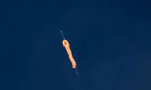 SpaceX Falcon 9 rocket experiences rare failure