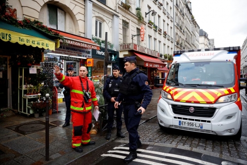 Paris gunman kills three in attack on Kurdish cafe